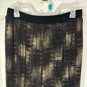 IC by Connie K Metallic Shimmer Evening Harem Style/Jogger Pants Size Medium